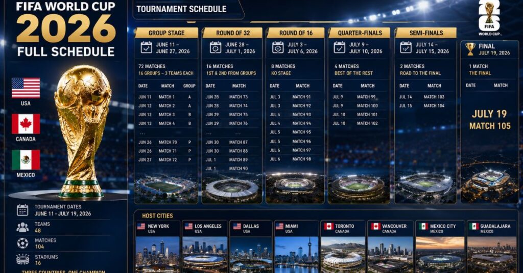 FIFA World Cup 2026 Full Schedule