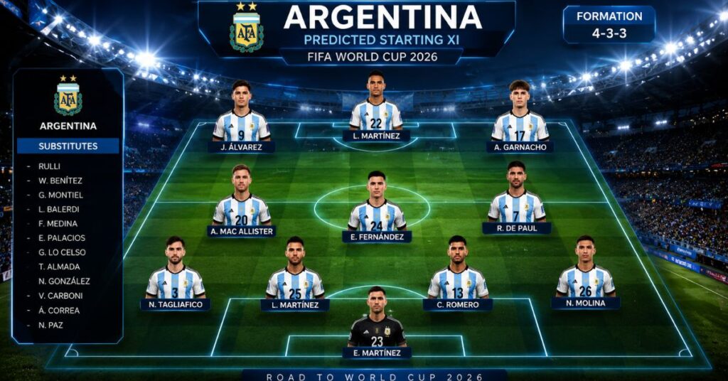 Argentina Squad Prediction 2026